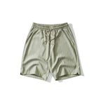 Aaron - Men's Striped Drawstring Tailored Shorts