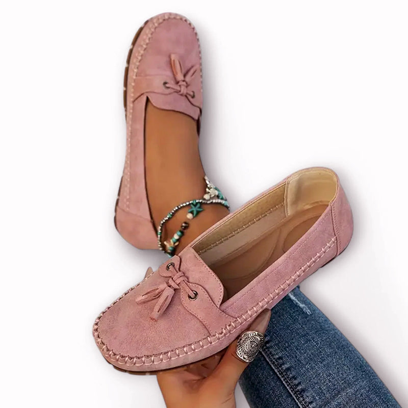 Abigail - Women’s Soft Suede Finish Moccasins