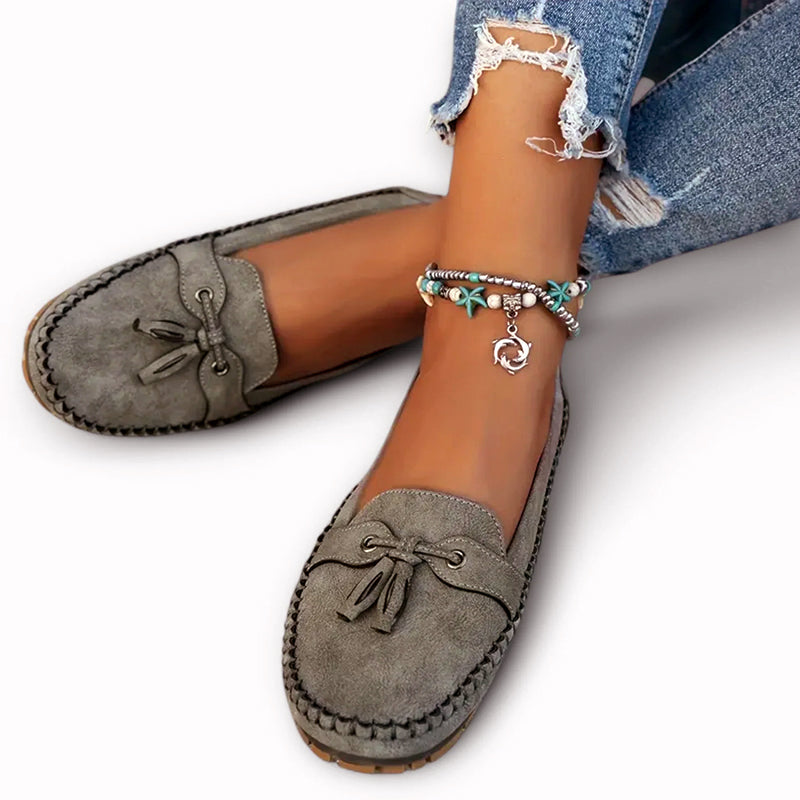 Abigail - Women’s Soft Suede Finish Moccasins