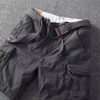 Adrian - Men’s Casual Belted Cargo Shorts