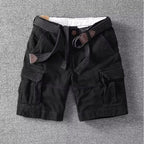 Adrian - Men’s Casual Belted Cargo Shorts