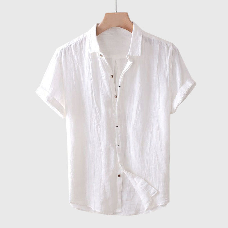 Alaric - Men's Breathable Linen Blend Shirt