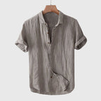 Alaric - Men's Breathable Linen Blend Shirt