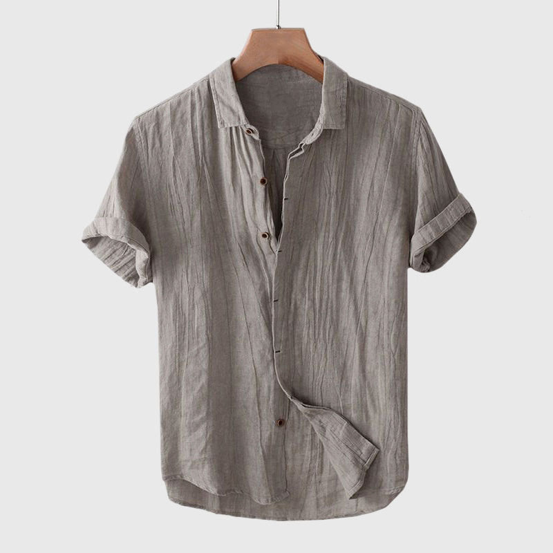 Alaric - Men's Breathable Linen Blend Shirt