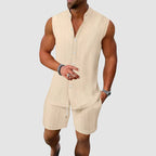 Alexander - Men’s Beachwear Sleeveless Outfit Set