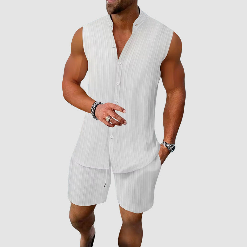 Alexander - Men’s Beachwear Sleeveless Outfit Set