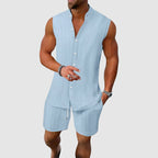 Alexander - Men’s Beachwear Sleeveless Outfit Set