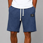 Andrew - Men's Textured Drawstring Casual Shorts