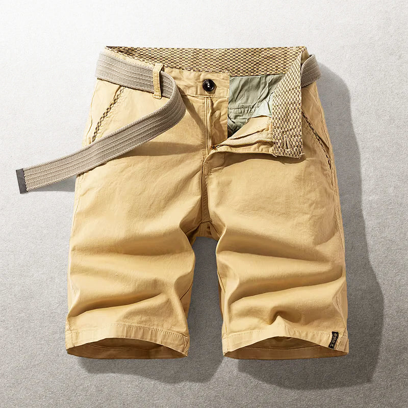 Anthony - Men’s Cotton Belted Chino Shorts