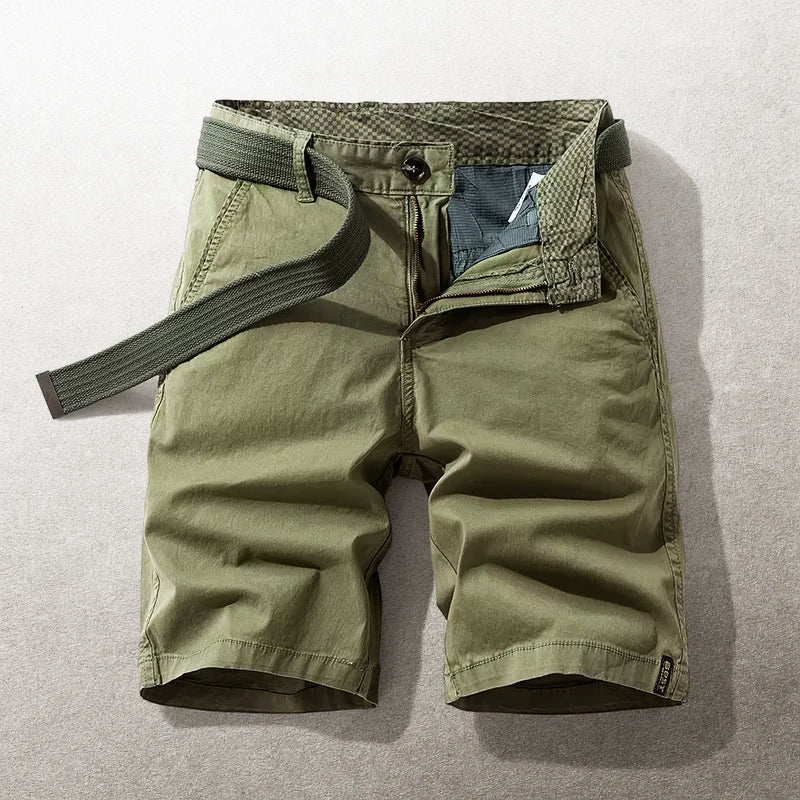 Anthony - Men’s Cotton Belted Chino Shorts