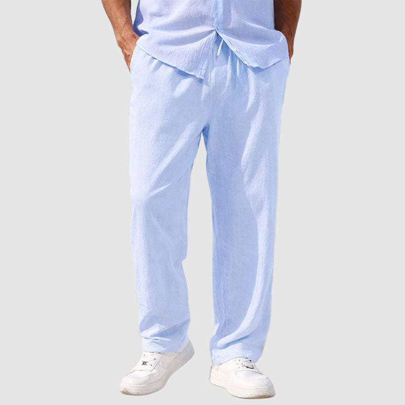 Austin - Men’s Straight-Leg Summer Linen Pants