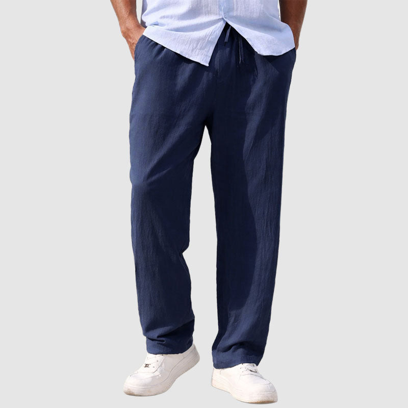 Austin - Men’s Straight-Leg Summer Linen Pants