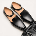 Bernard - Men’s Sleek Leather Buckle Loafers