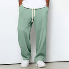 Blake - Men's Waffle Knit Wide Leg Pants