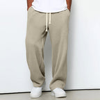 Blake - Men's Waffle Knit Wide Leg Pants
