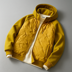 Brennan - Men's Quilted Puffer Jacket with Drawstring Hood