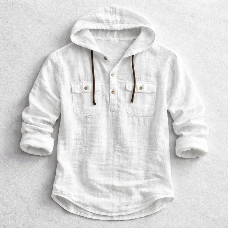 Caleb - Men’s Casual Long Sleeve Cotton Hoodie