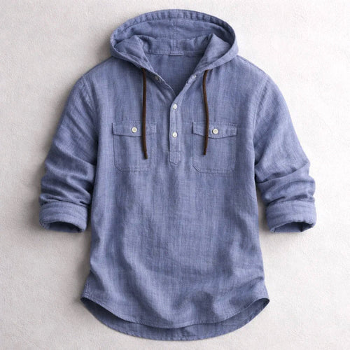 Caleb - Men’s Casual Long Sleeve Cotton Hoodie