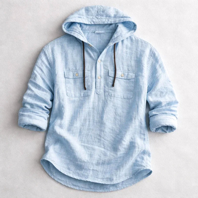 Caleb - Men’s Casual Long Sleeve Cotton Hoodie