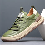 Callum - Genuine Leather Low-Top Sneakers