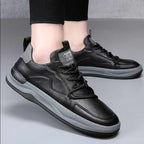 Callum - Genuine Leather Low-Top Sneakers