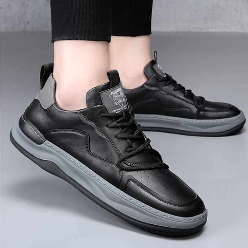 Callum - Genuine Leather Low-Top Sneakers