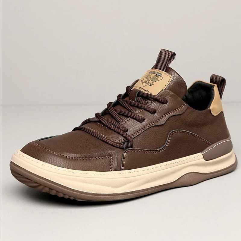Callum - Genuine Leather Low-Top Sneakers