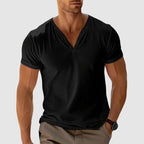Calvin - Men’s Slim Fit V-Neck Henley Shirt