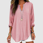 Carmen - Women’s Lightweight V-Neck Tunic Blouse