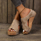 Caroline - Women’s Classic Studded Platform Sandals