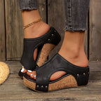 Caroline - Women’s Classic Studded Platform Sandals