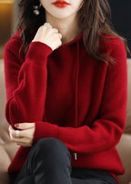 Celine - Women's Ribbed Cashmere-Blend Hoodie