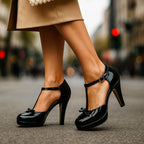 Charlotte - Women’s Chic Bow Accent Heels