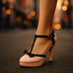 Charlotte - Women’s Chic Bow Accent Heels