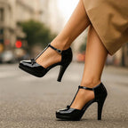 Charlotte - Women’s Chic Bow Accent Heels