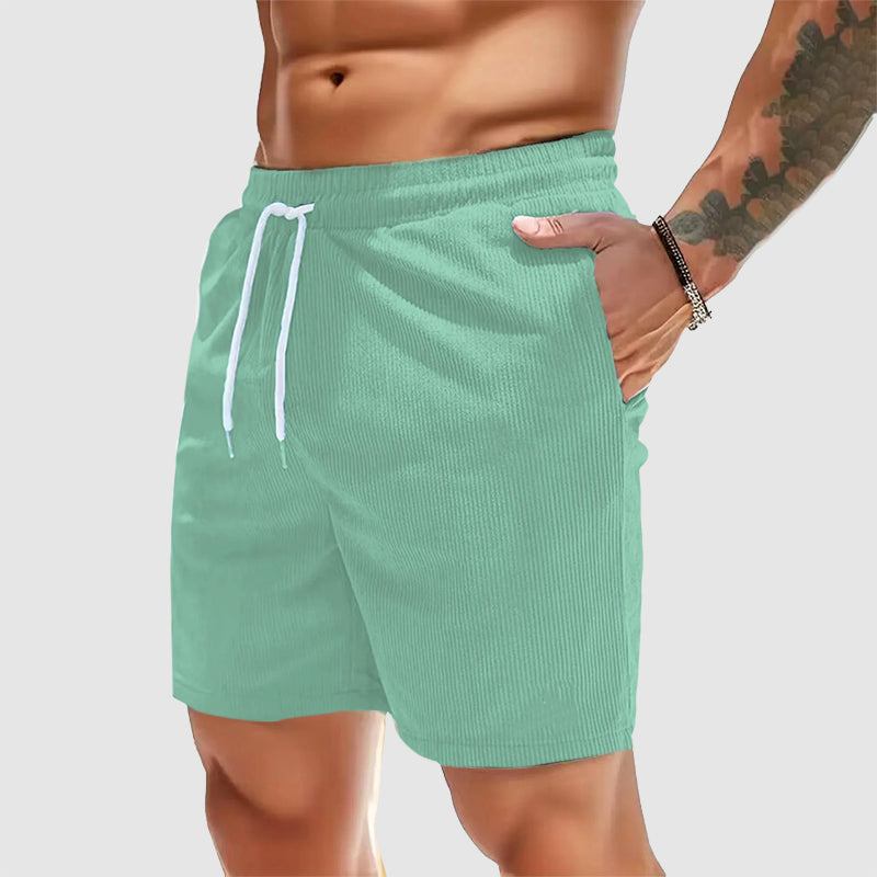 Chase - Men's Corduroy Drawstring Summer Shorts
