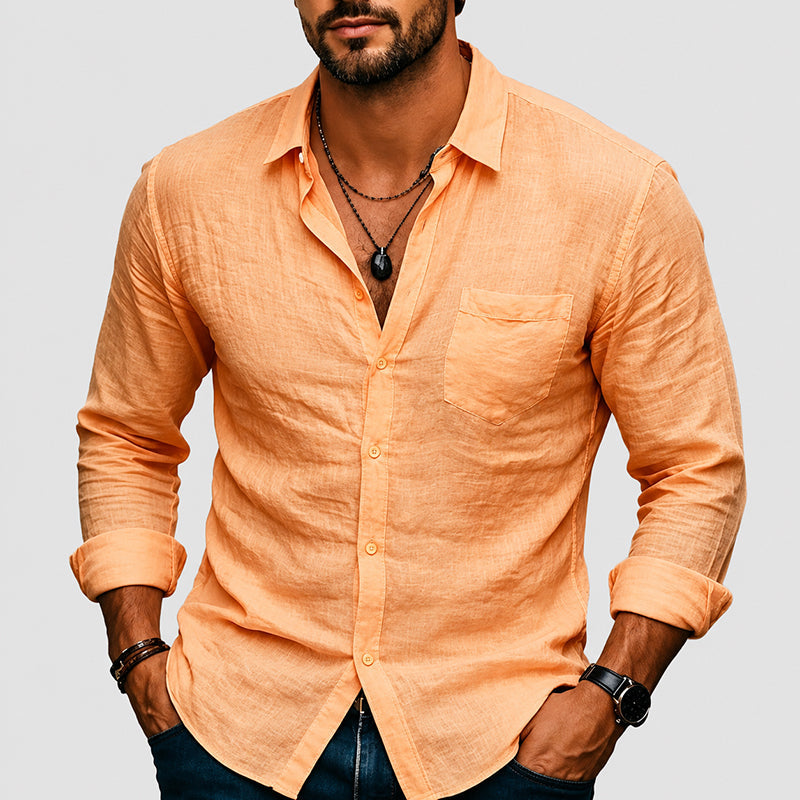 Damien - Men’s Lightweight Button Up Shirt