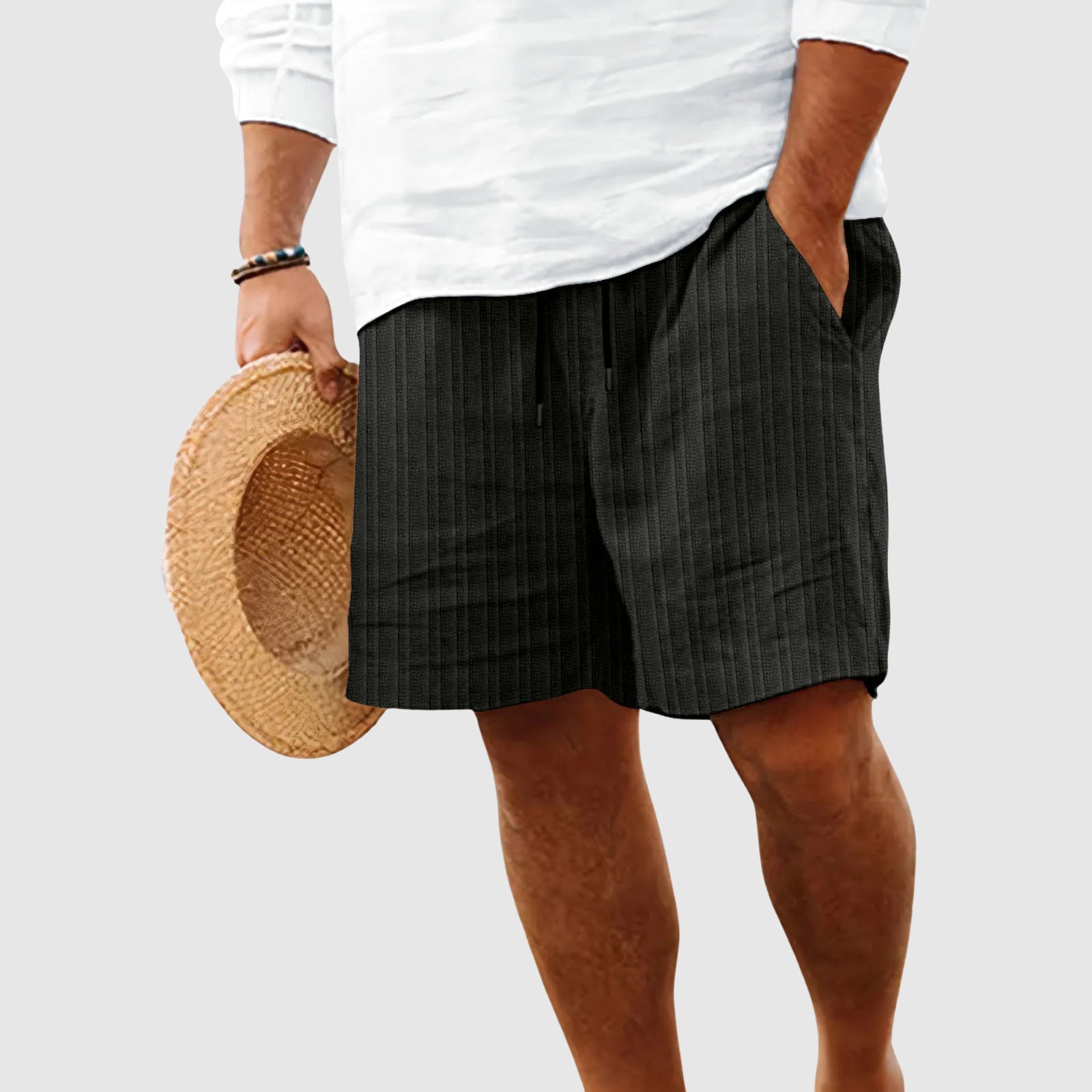 Daniel - Men’s Breathable Elastic Waist Shorts