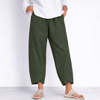 Delilah - Women’s Boho Style Cropped Wide Leg Pants