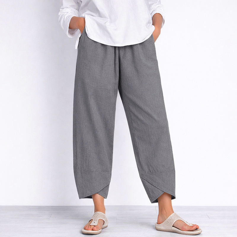 Delilah - Women’s Boho Style Cropped Wide Leg Pants