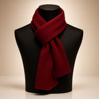 Denali - Mid Length Textured Knit Wrap Scarf