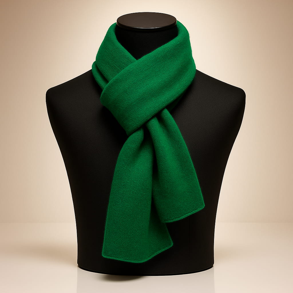 Denali - Mid Length Textured Knit Wrap Scarf