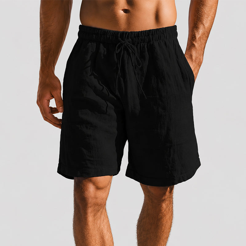 Derek - Men's Relaxed Fit Lightweight Linen Shorts