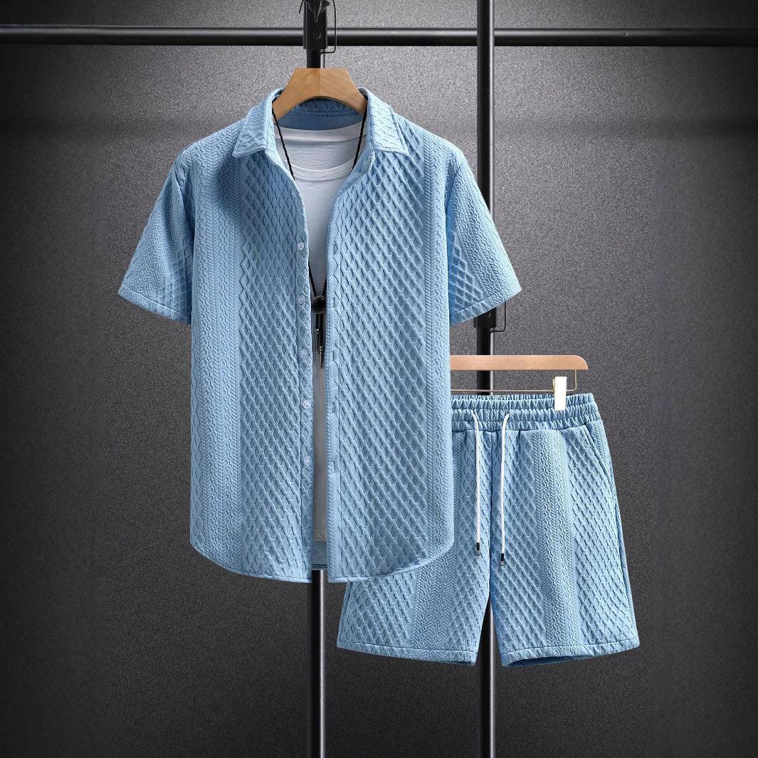 Dominic - Men’s Summer Knit Short Set