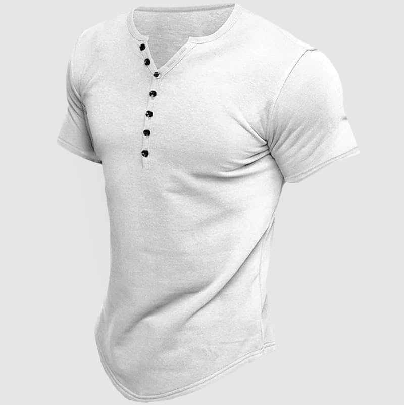 Franklin - Men’s Slim Fit Sporty Henley T-Shirt