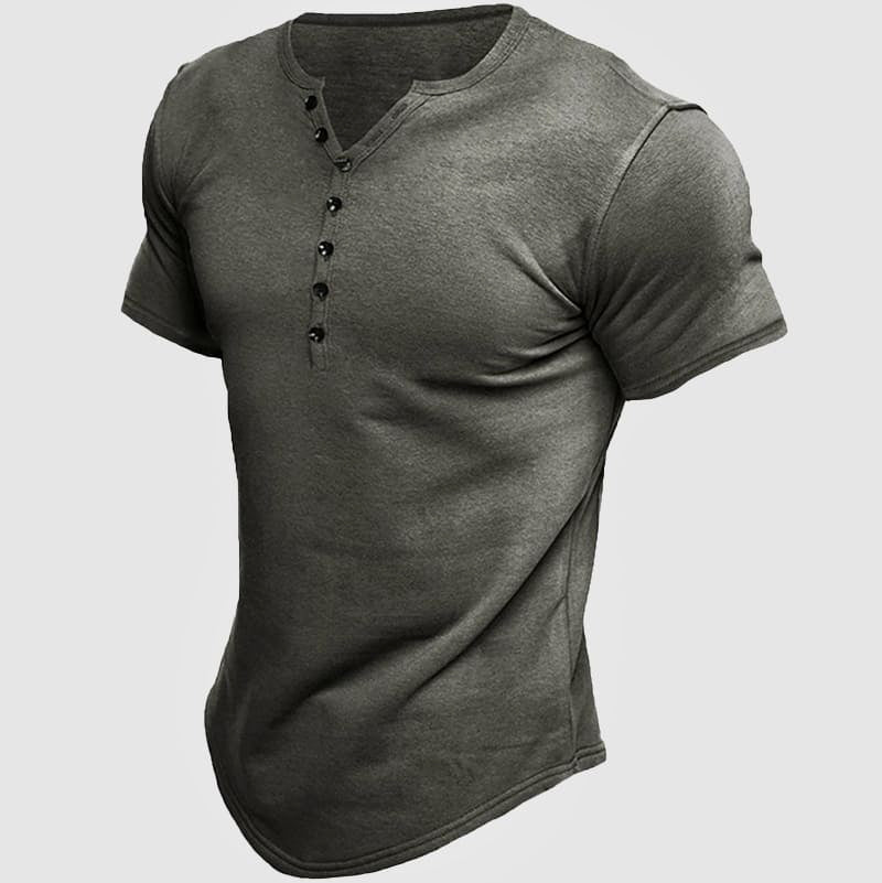 Franklin - Men’s Slim Fit Sporty Henley T-Shirt