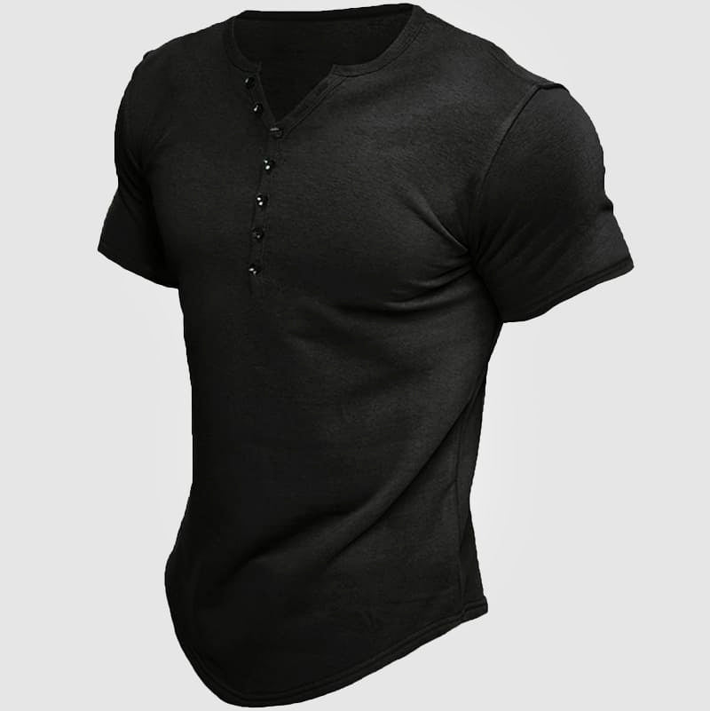 Franklin - Men’s Slim Fit Sporty Henley T-Shirt