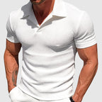 Gabriel - Men’s Short Sleeve Knitted Polo
