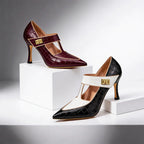 Gabriella - Women’s Glossy Croc Pumps