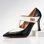 Gabriella - Women’s Glossy Croc Pumps
